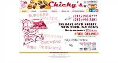 Desktop Screenshot of chickysnyc.com